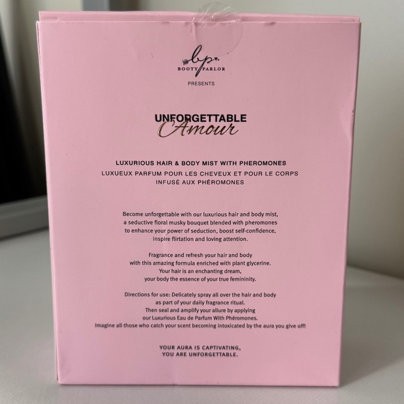 Booty Parlor Unforgettable Amour Hair and Body Mist with Pheromones - Picture 3 of 3